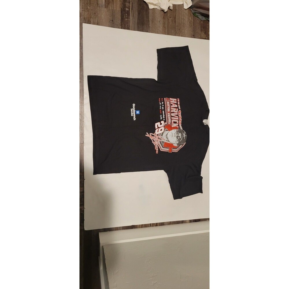 Vintage Kevin Harvick Driver Profile Nascar Racing Tshirt Size XL              R